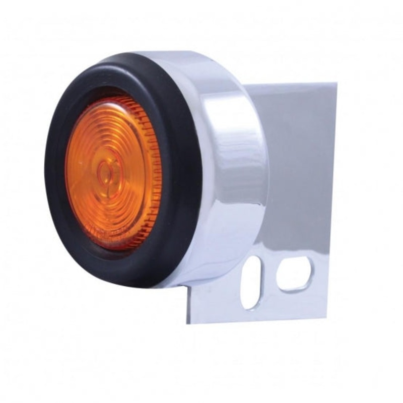 Mud Flap Hanger End Light w/ Grommet – Amber