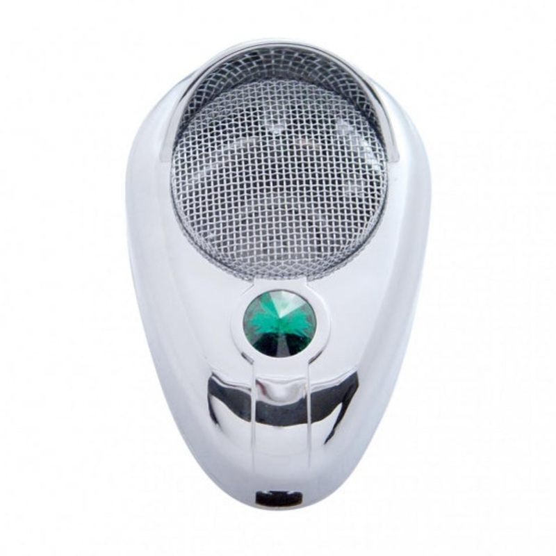 Signature C.B. Microphone Cover – Green Diamond