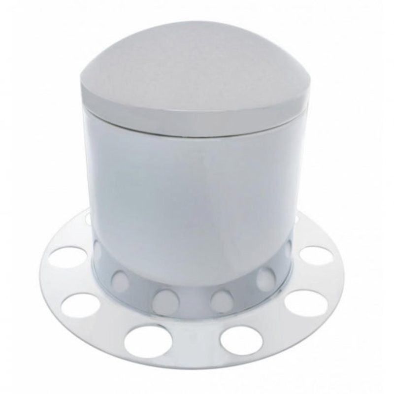 Stainless Dome Rear Axle Cover 3PC Kit w/ 1 1/2 Nut Cover – Steel Wheel