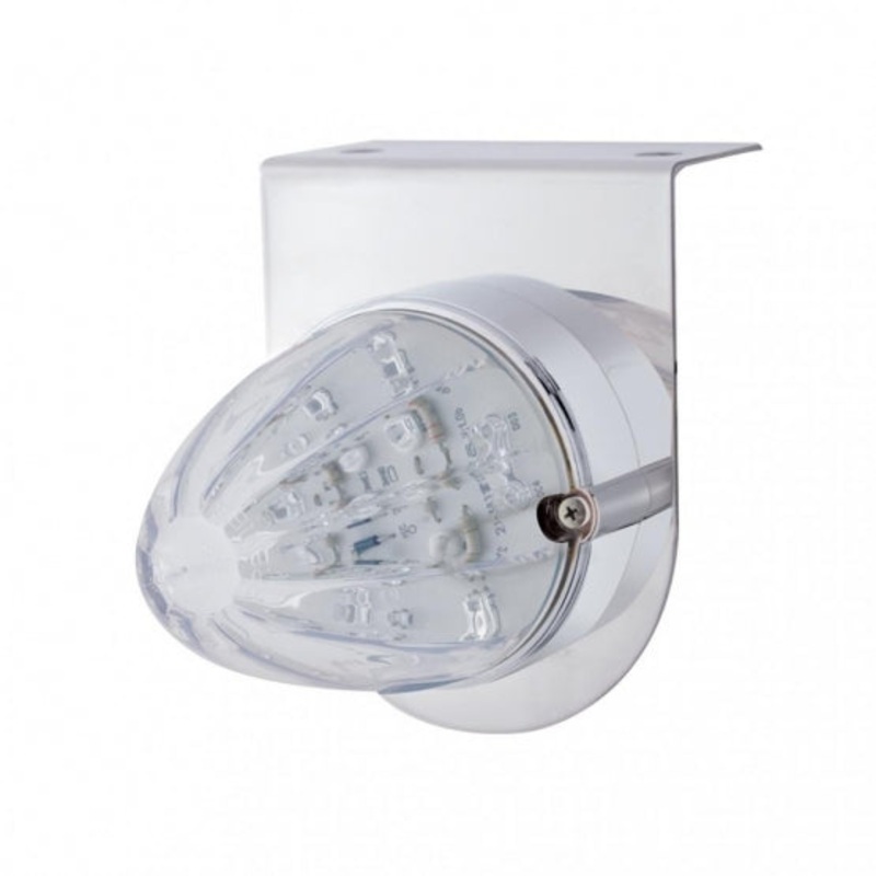 Stainless Light Bracket w/ 19 LED Watermelon Light – Amber LED/Clear Lens