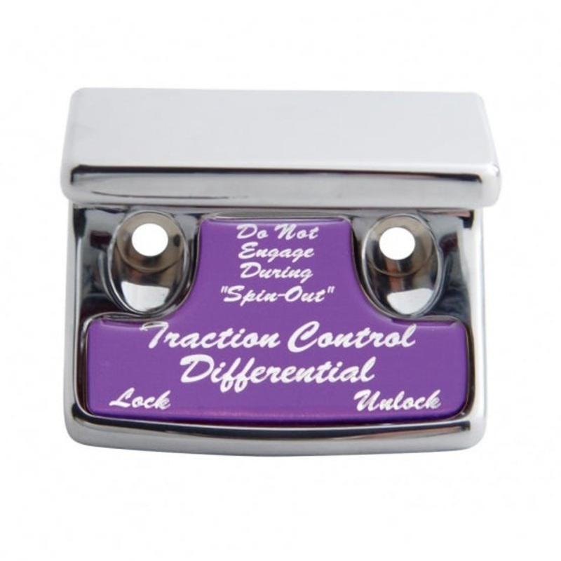 Traction Control Differential Switch Guard – Purple Sticker