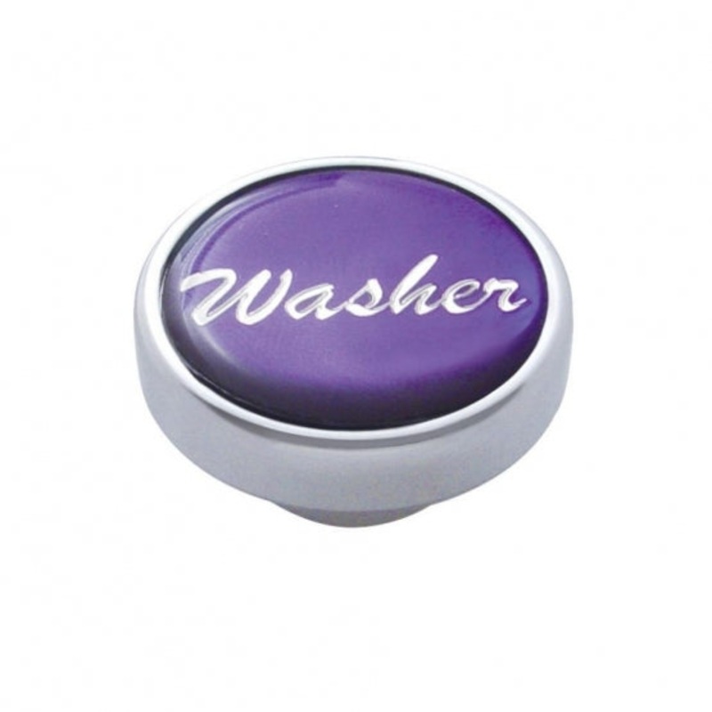 Washer Dash Knob – Purple Glossy Sticker