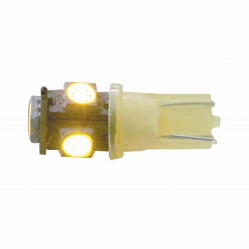 5 Amber LED 360 Degree 194 Bulb