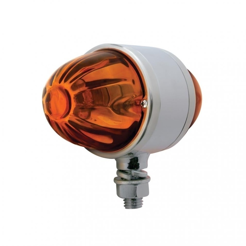 Chrome Double Face Housing w/ 2 Watermelon Glass Lens