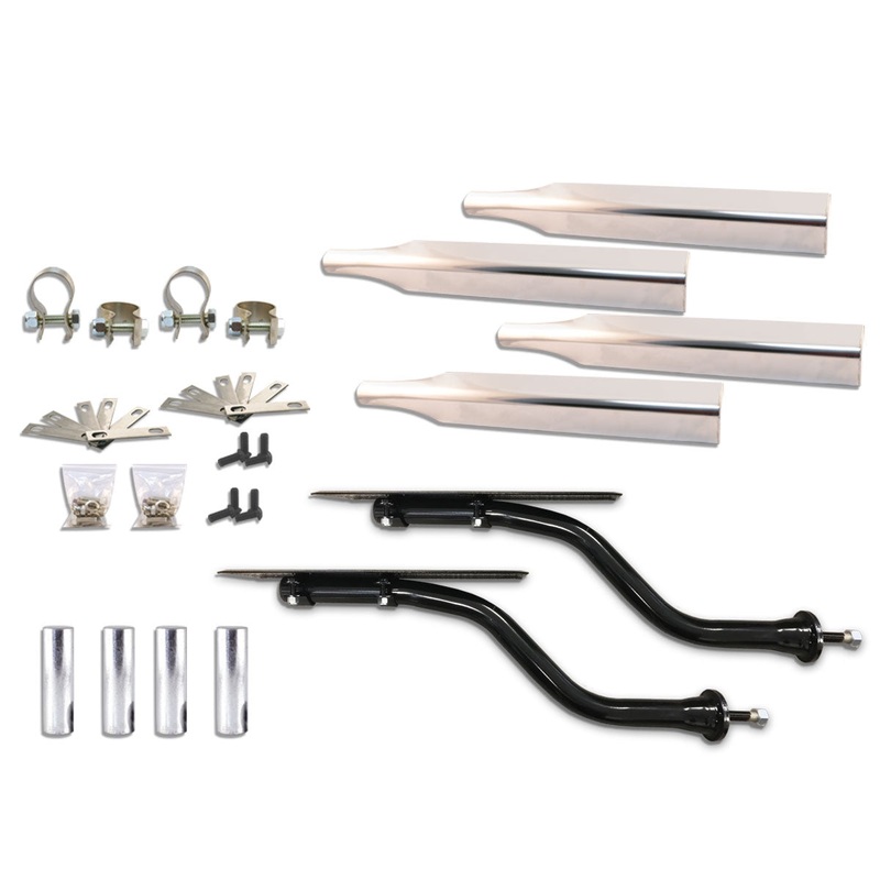 Heavy Duty Full Fender Mounting Kit (12 Ga. | Threaded Post Mount) – Swivel Undermounts