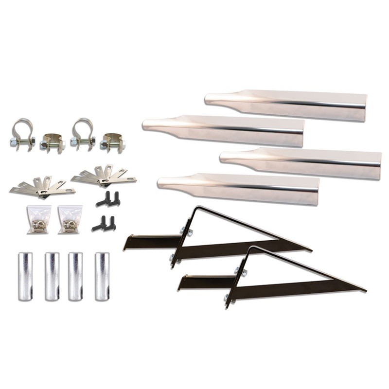 Heavy Duty Full Fender Mounting Kit (12 Ga. | Threaded Post Mount) – Triangular Undermounts