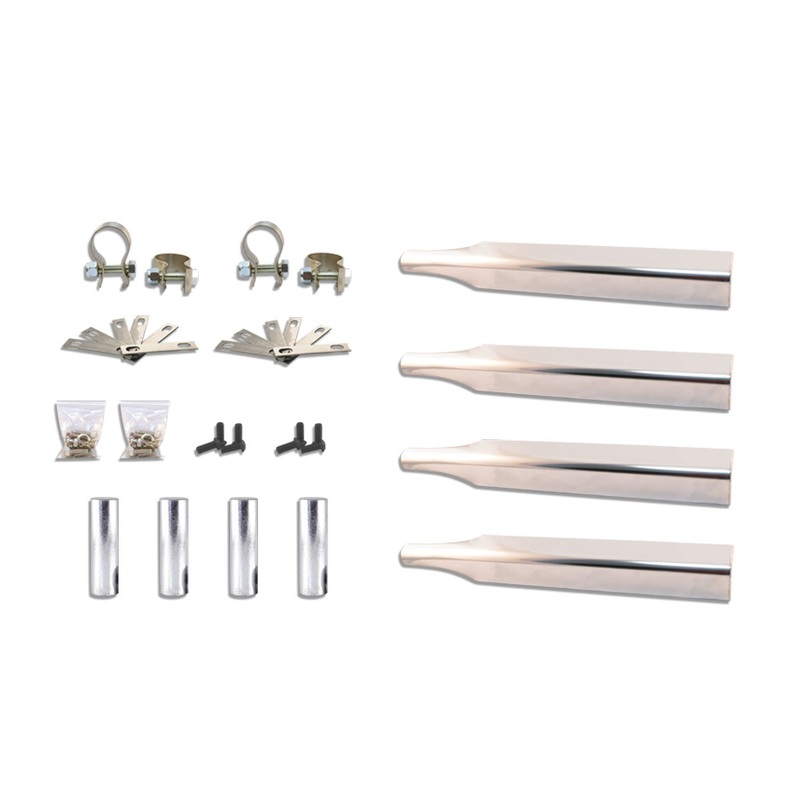 Heavy Duty Single Axle Fender Mounting Kit (12 Ga. | Threaded Post Mount) – Triangular Mounting Arms