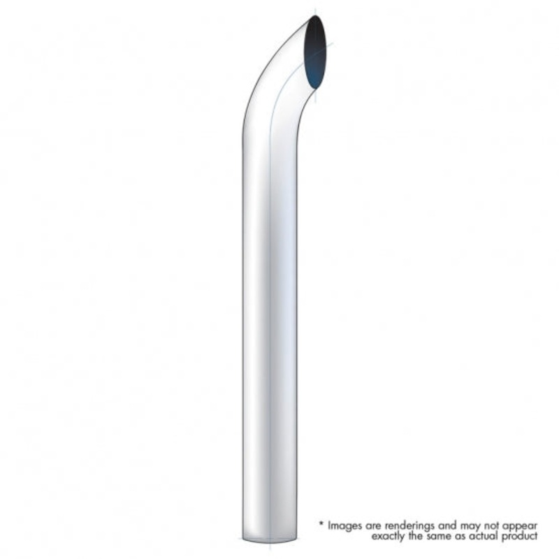 5 Curved Plain Bottom Exhaust – 84 L