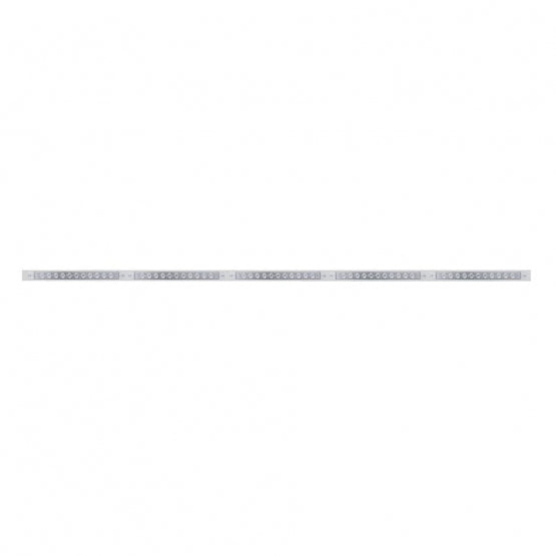 94 Stainless Light Bracket w/ Five 11 LED 17 Light Bars – Amber LED/Clear Lens