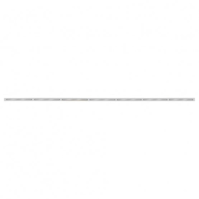 94 Stainless Light Bracket w/ Seven 14 LED 12 Light Bars – Amber LED/Chrome Lens