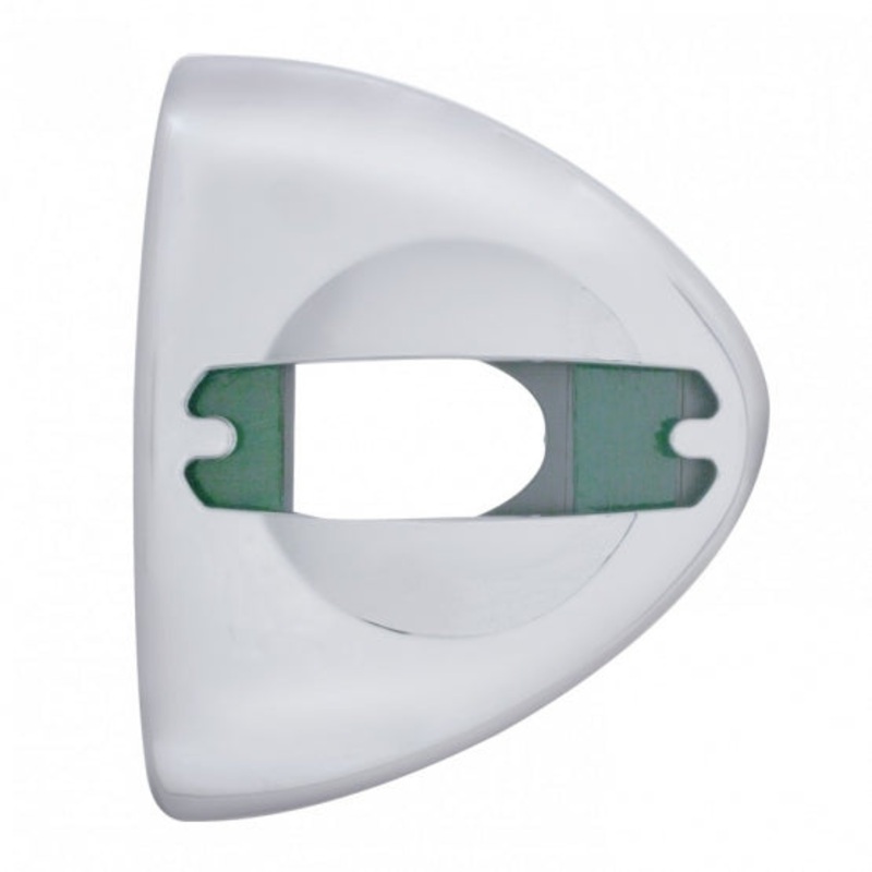 Headlight Turn Signal Cover w/ Rectangular Light Cutout