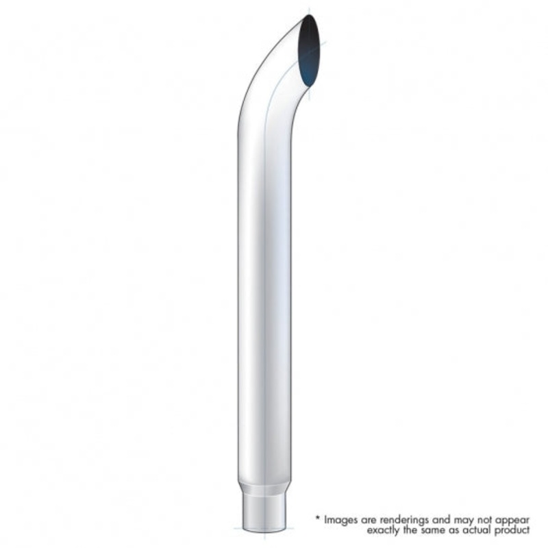 6 Curved Reduce to 5 O.D. Bottom Exhaust – 60 L