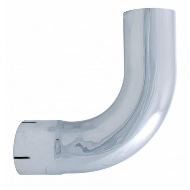 90 Expanded Elbow – 6 I.D. to 6 O.D. Chrome – 13 x 13