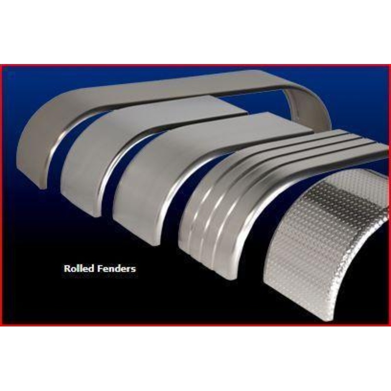 Al 0.090 Smooth Half Fender|Universal|34 1/2″x36″|Aluminum