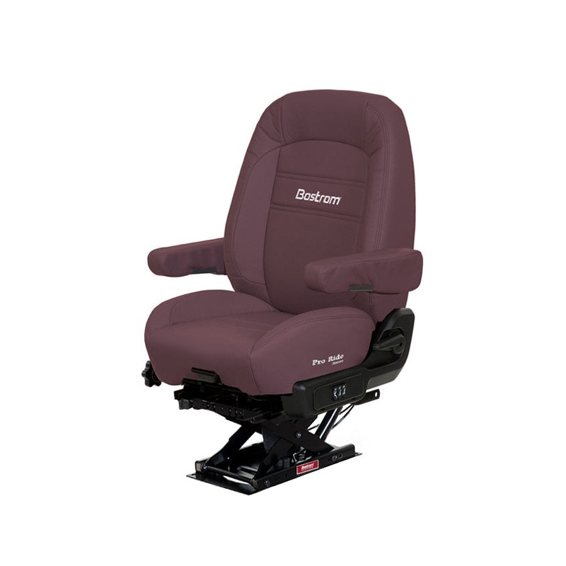 Bostrom Pro Ride, Lo Pro, Mid Back, Red Leather