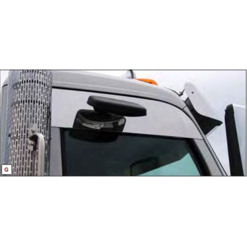 Peterbilt 567/579 8 Top Of Door Trim (Chop Look)