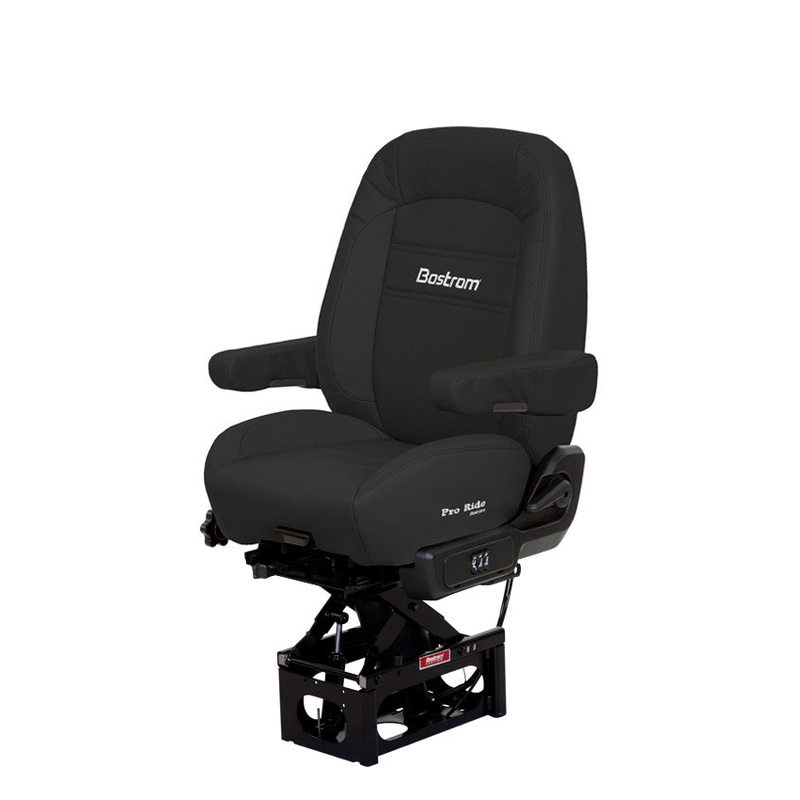 Bostrom Pro Ride, Standard Base, Mid Back, Black Leather
