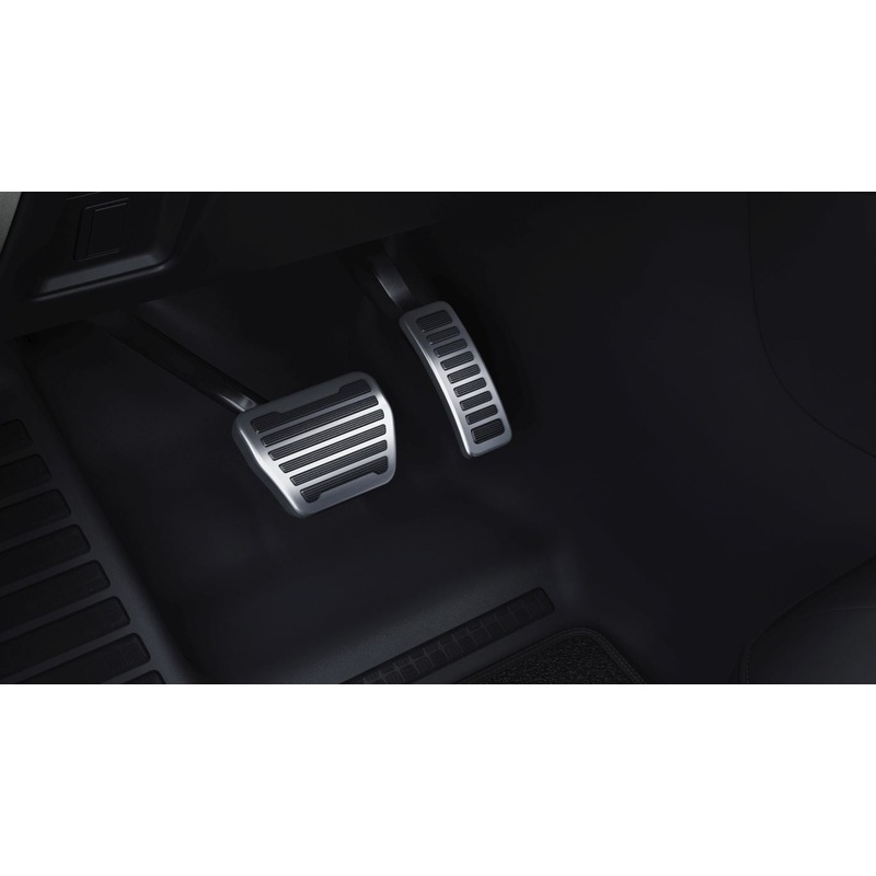 Land Rover Bright Metal Pedal Covers – Stainless Steel