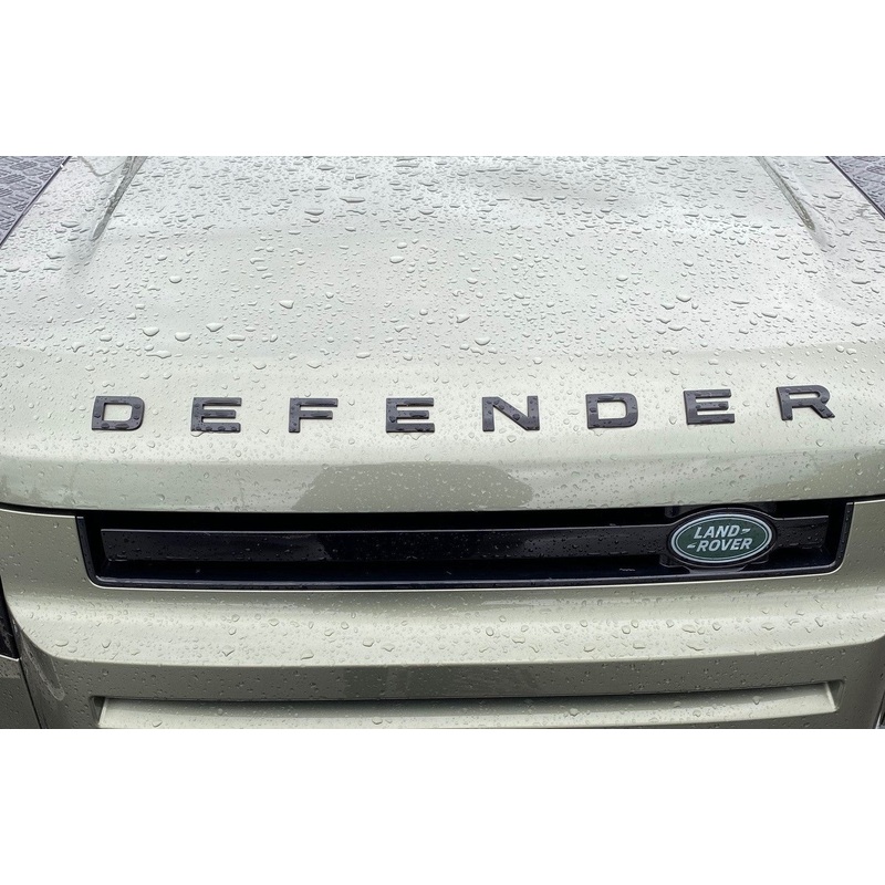 Land Rover Defender Front Badge – Gloss Black