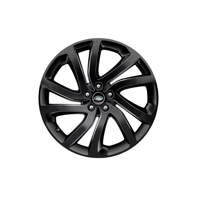 Land Rover Discovery 5 22 5 Split Spoke Style 5011 Alloy Wheel Gloss Black Finish