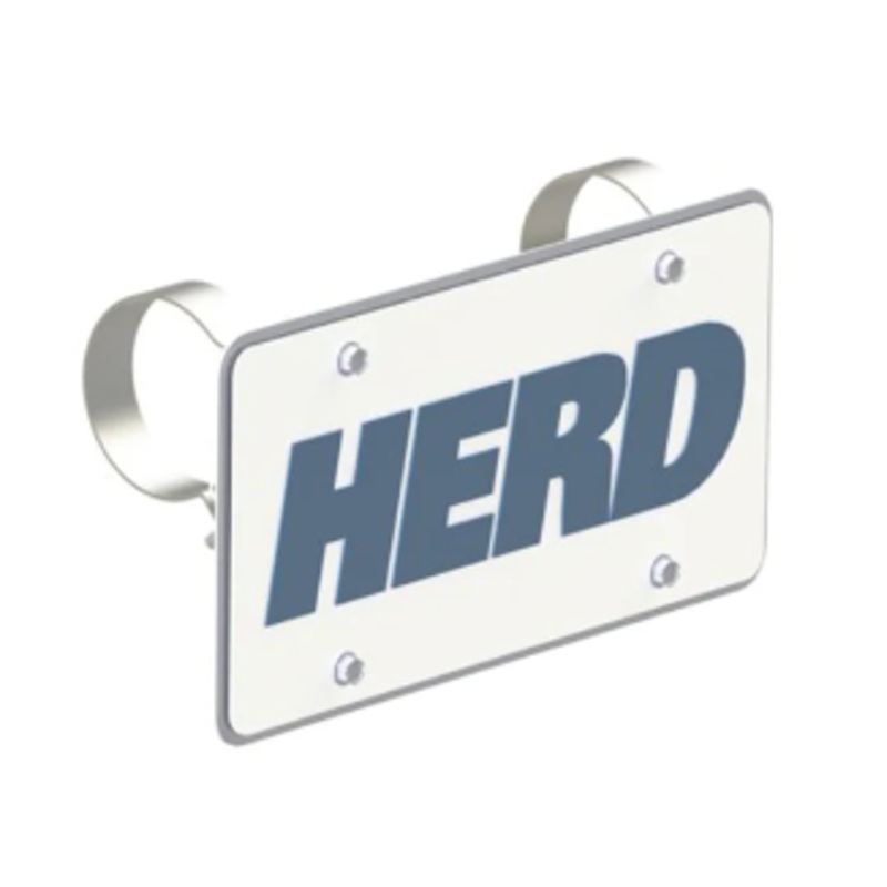 License Plate Holder, 4 Clamp Size