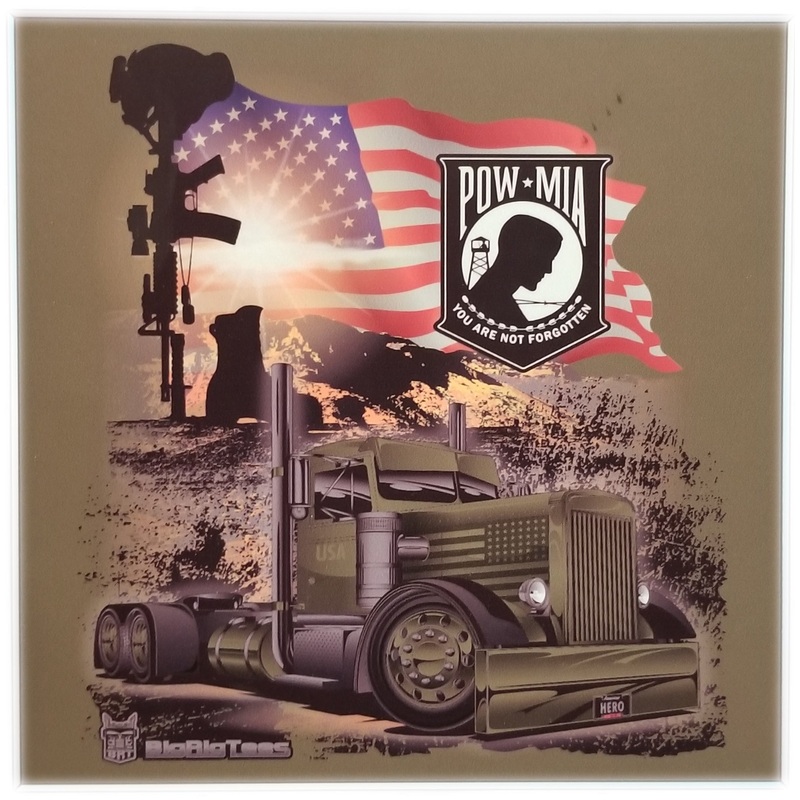 Pow Mia (Waving Flag)|Small|Medium|Large|X-Large|2X-Large|3X-Large