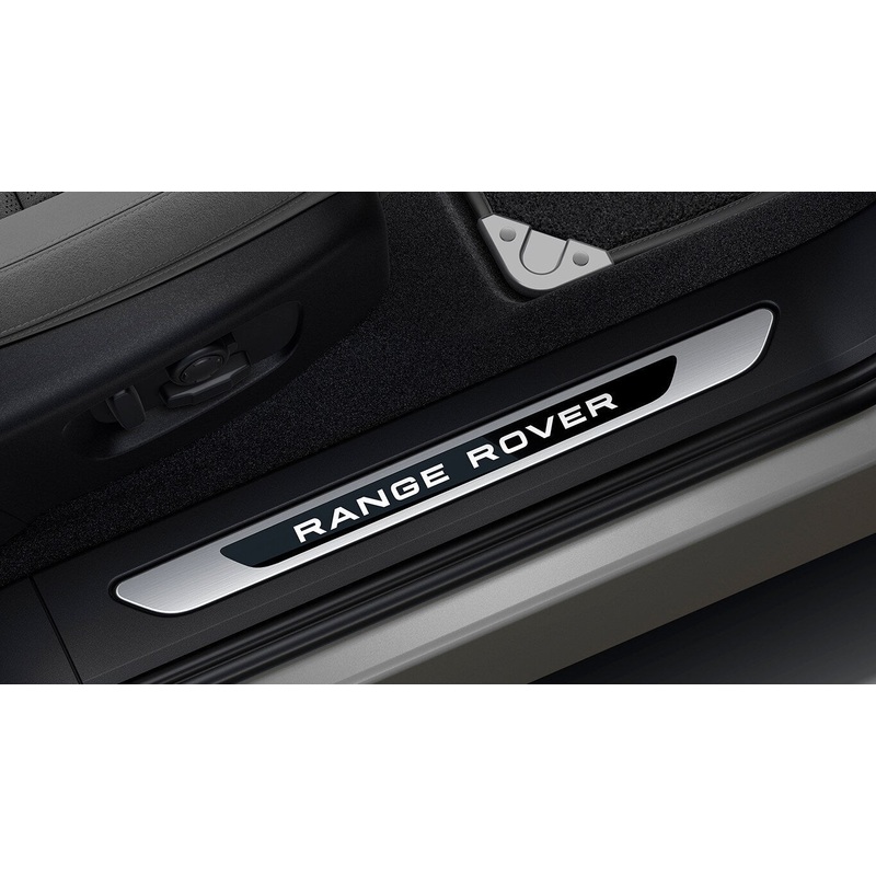 Range Rover Evoque Sill Treadplates – Illuminated, Front, RHD
