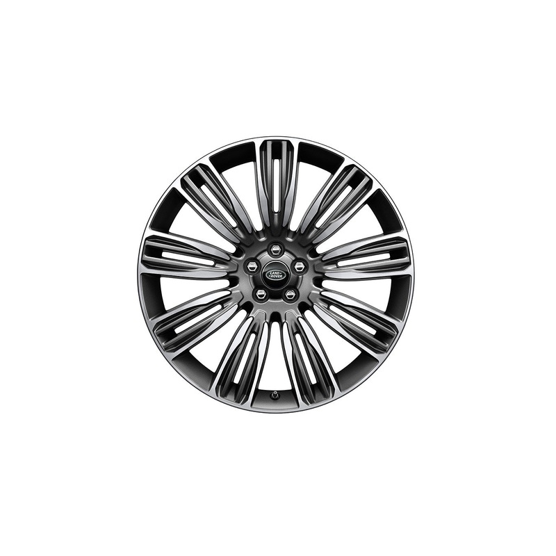 Range Rover Velar 22 9 Split Spoke Style 9007 Alloy Wheel  Diamond Turned Finish