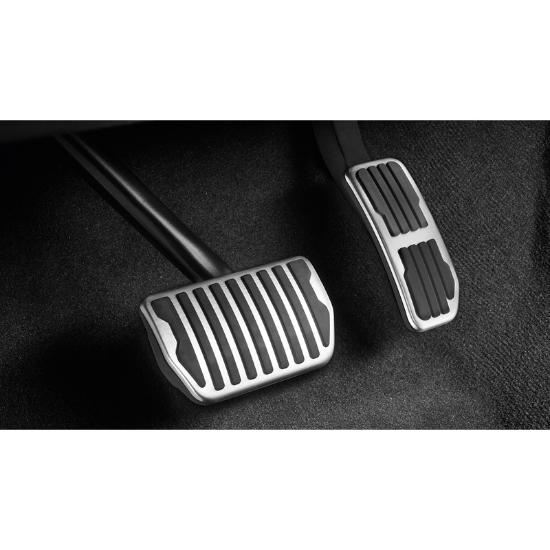 Range Rover Velar Sport Pedal Covers – Bright Stainless Steel