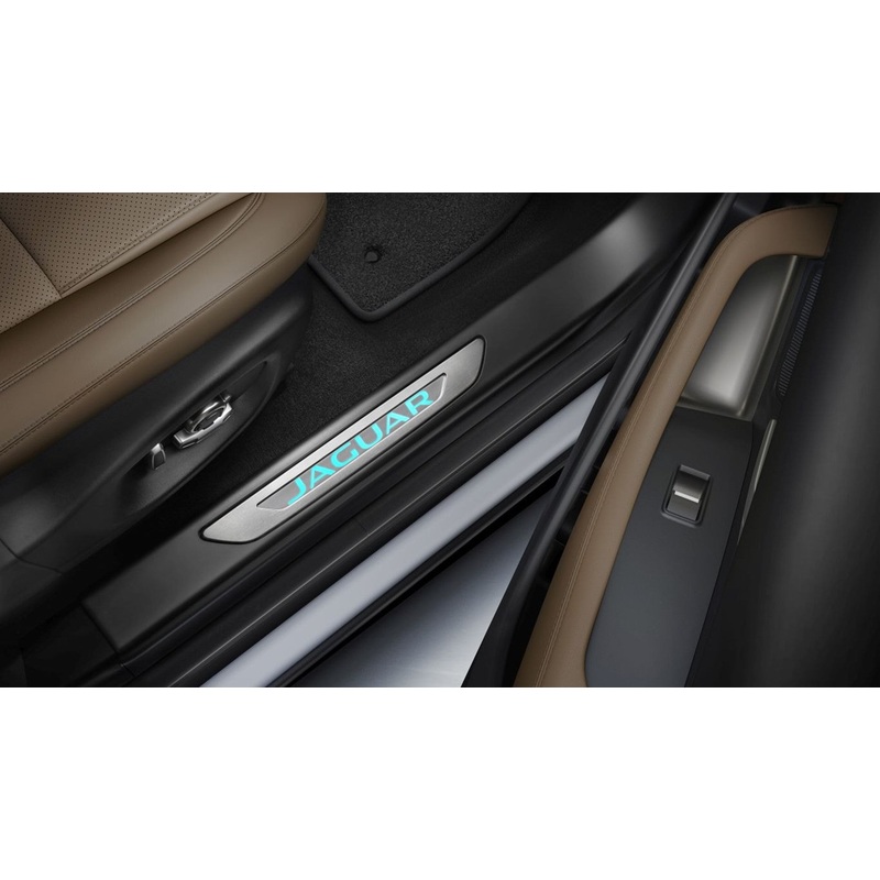 Jaguar E-PACE Illuminated Treadplate Set – Ebony Trim