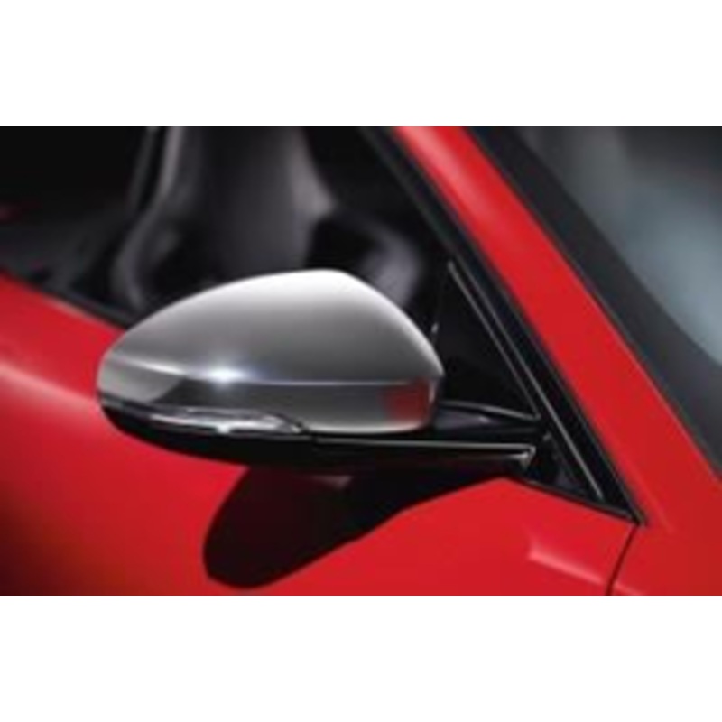 Jaguar F-Type Mirror Cover Set – Chrome Finish