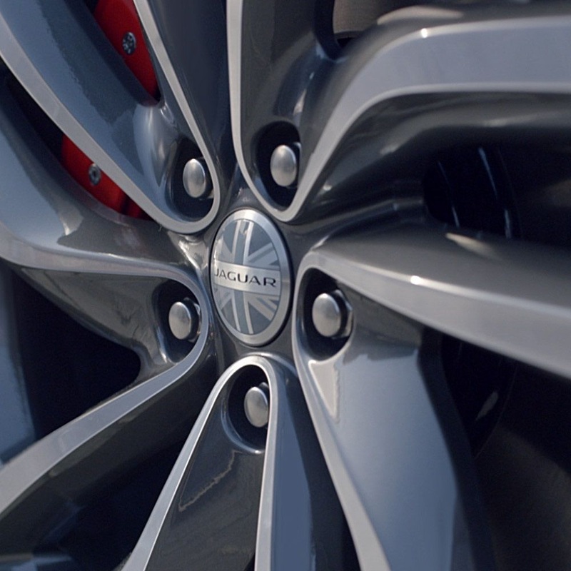 Jaguar Wheel Centre Badge – Union Jack