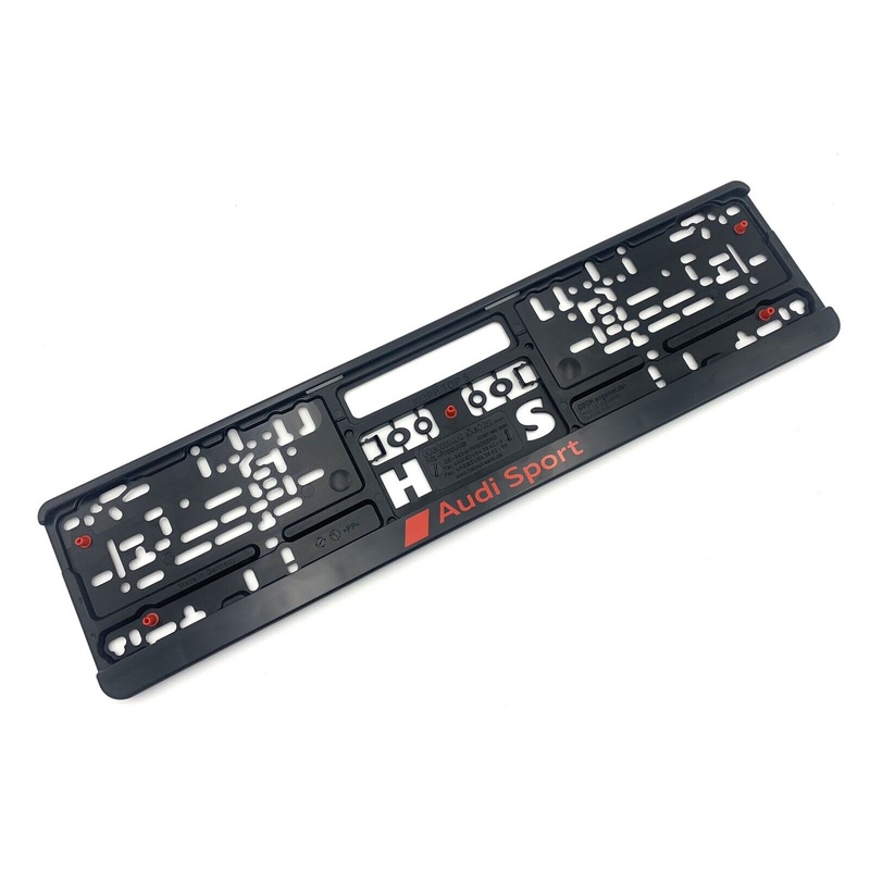 Audi Sport Number Plate Holder