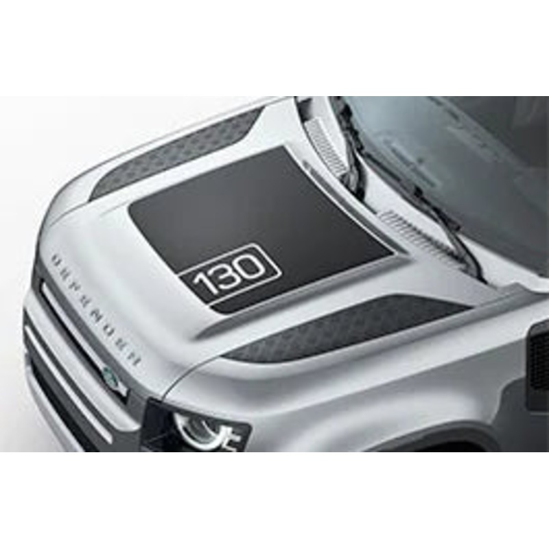 Land Rover Defender Bonnet Decal – Matte Black