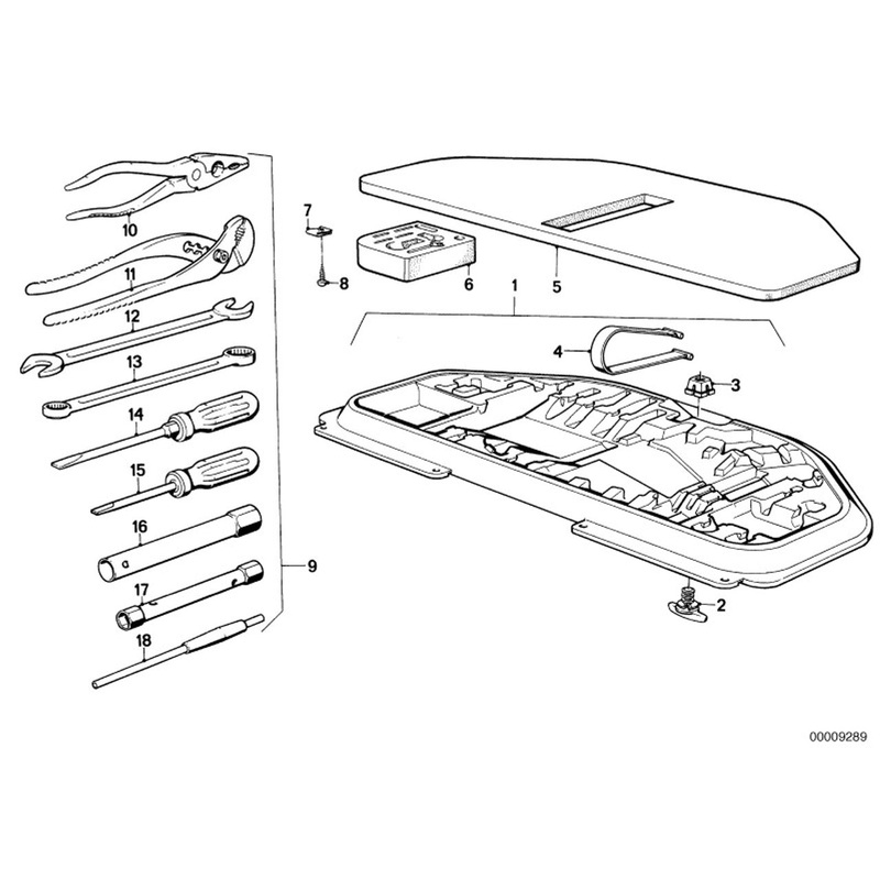 BMW Tool Kit For Large Tool Box
