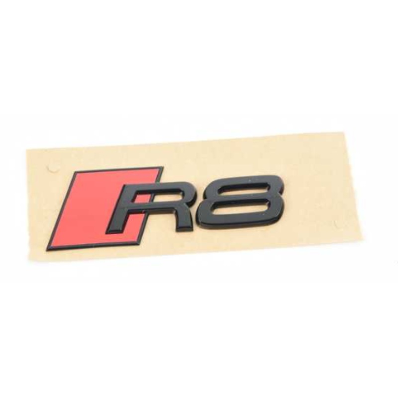 Audi R8 Badge Emblem Decal Black