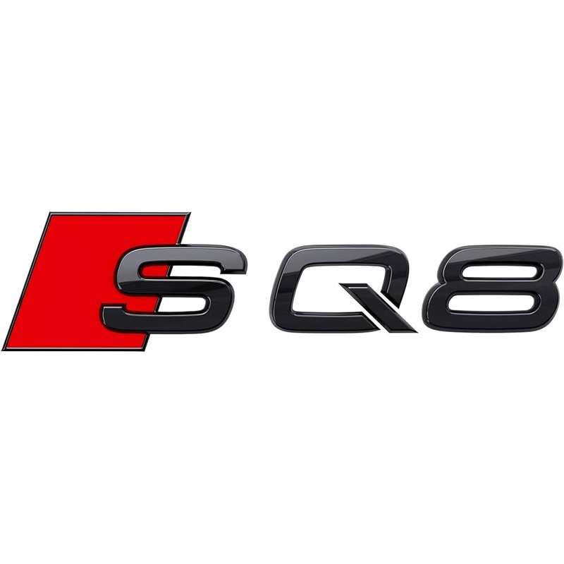 Audi SQ8 Black Rear Badge