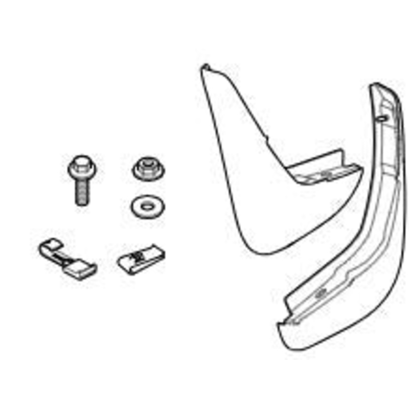 Range Rover 2013 to 2022 Rear Mudflap Kit