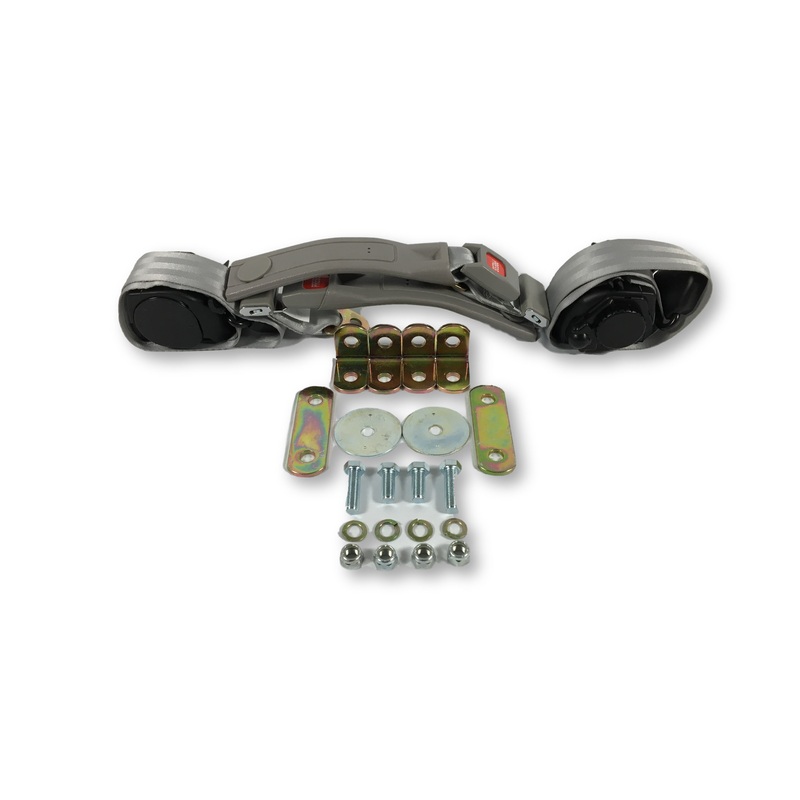 Grey Seat Belts – 3 Point Lap & Shoulder Retractable Front – FJ40, BJ 1979-1984