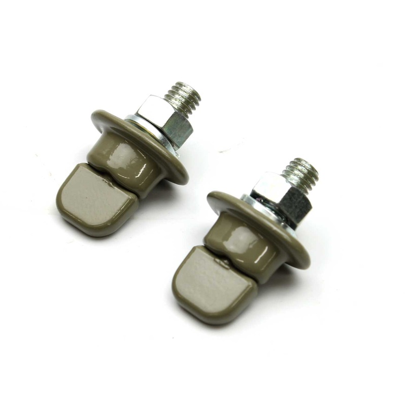 Pair Jump Seat Strap / Factory Top Turnbuckle Fasteners – OEM – FJ40, BJ 1958-1984