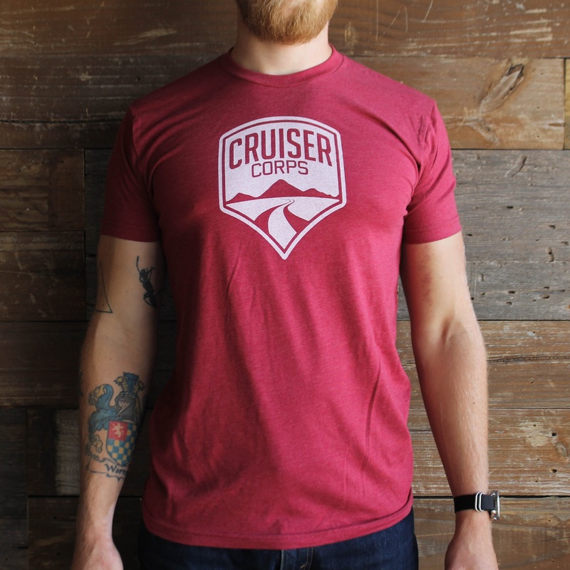 Cruiser Corps T-Shirt – Cardinal – FJ40, FJ45, FJ55, FJ60, FJ62, FJ80, FJ Cruiser, BJ 1958-2009