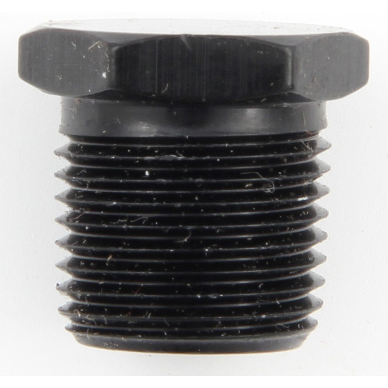 Fragola 1/8 MPT Hex Pipe Plug Black 493301-BL