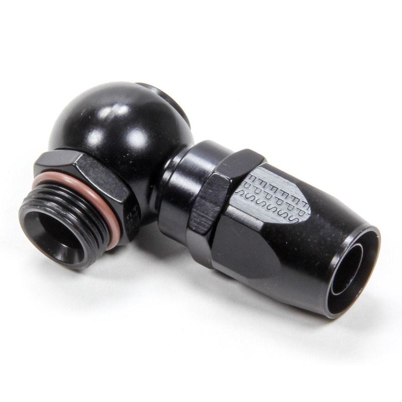 Fragola #10 Banjo Hose Fitting Straight Black 100010