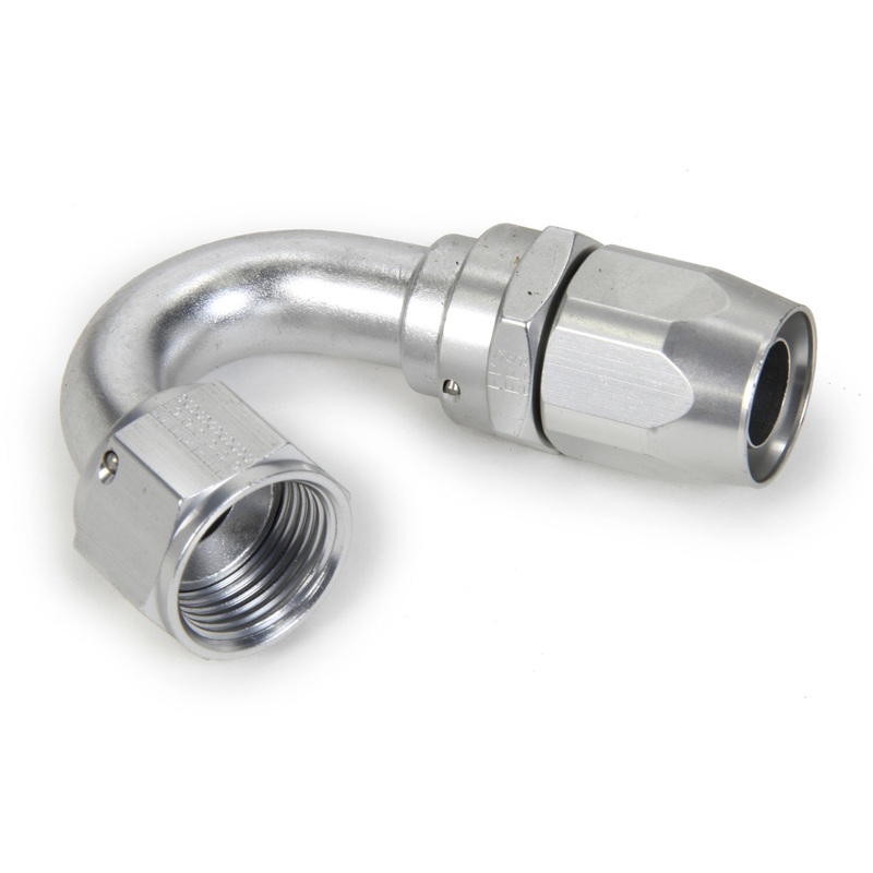 Fragola #12 150-Degree Power Flow Hose End – Clear 115012-CL