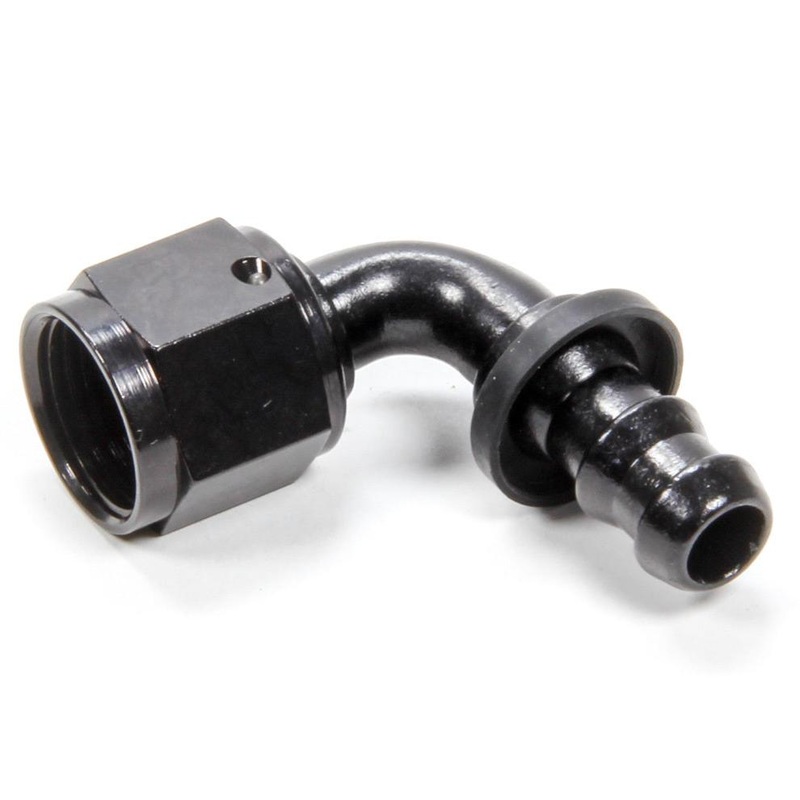 Fragola Hose Conversion Fitting #10 90deg to #8 Hose 209110-BL