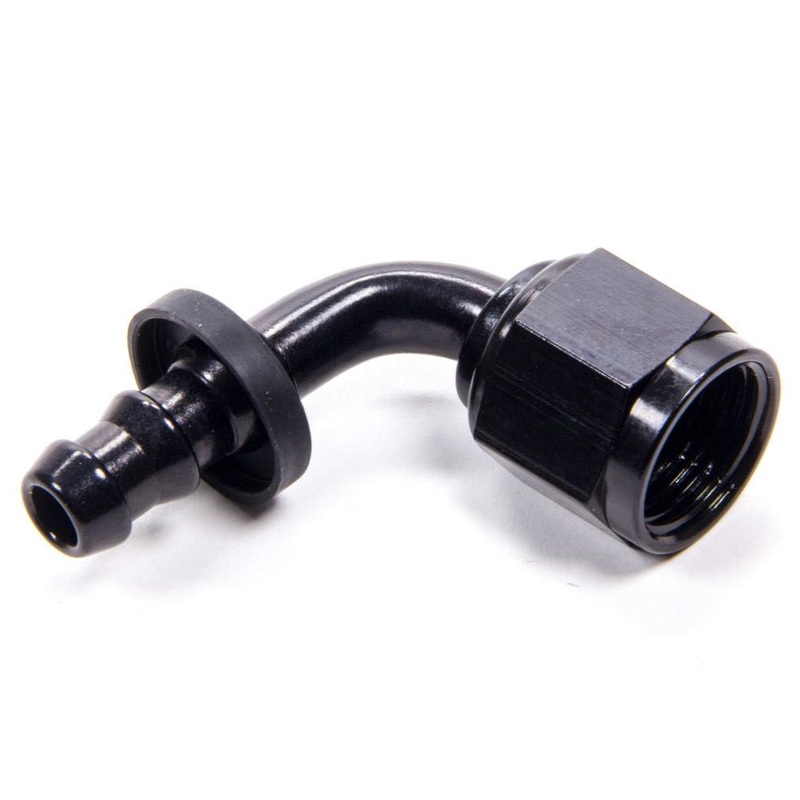 Fragola Hose Conversion Fitting #8 90deg to #6 Hose 209108-BL