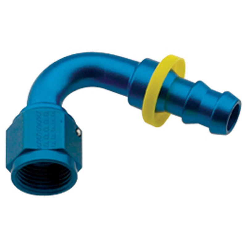 Fragola Hose Fitting #10 120-Degree Push Lock 212010