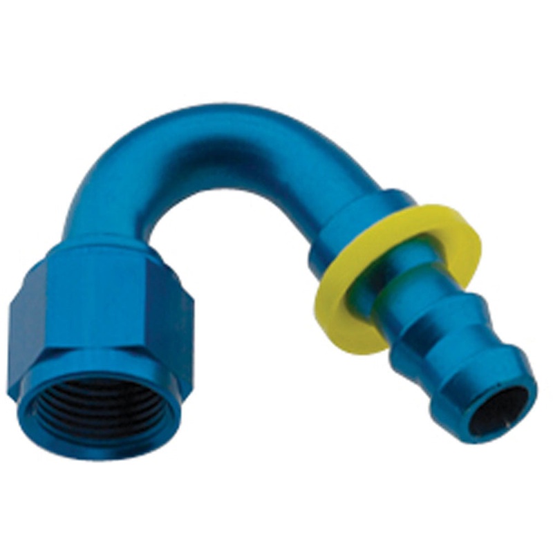 Fragola Hose Fitting #16 150-Degree Push Lock 215016