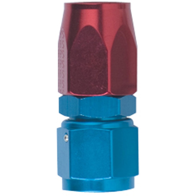 Fragola Hose Fitting #6 Straight Black 100106