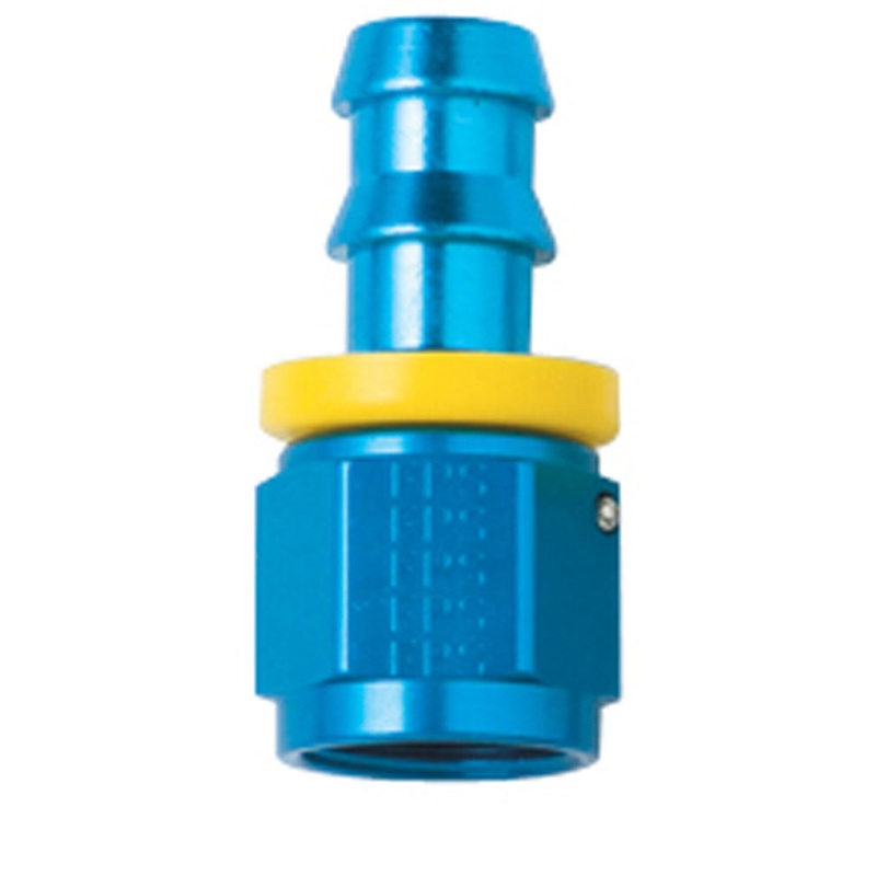 Fragola Hose Fitting #8 Straight Push Lock 200108